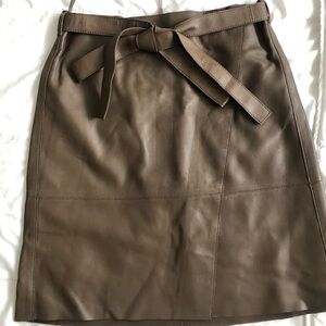 COPY - NWTMUSSINO DUTTI LEATHER MINI SKIRT